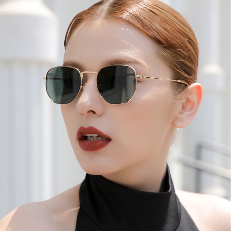 Sunglasses Uv400 - Occhiali da Sole Rotondi Punk per