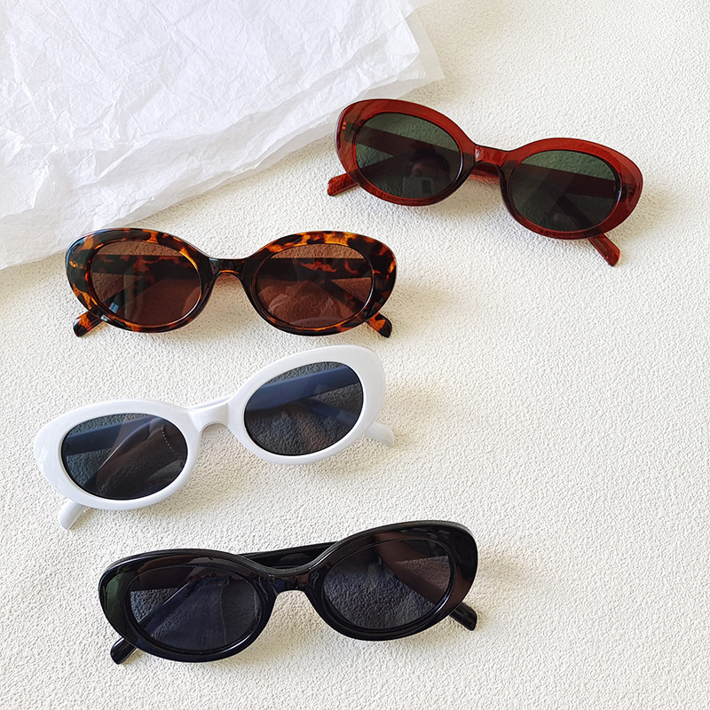 Sunglasses Uv400 - Occhiali da Sole Ovali Vintage per