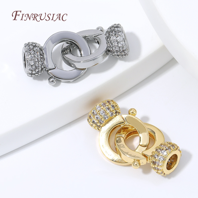 Gold Plated Jewelry - Connettore per Gioielli in Ottone Placcato