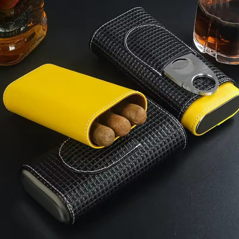 Humidor Portatile in Pelle con - Premium Cigar Case recensione e prezzo