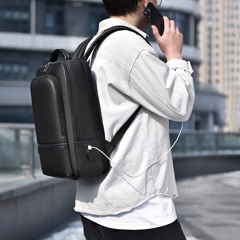Zaino da uomo in pelle PU rica - Leather Briefcase recensione e prezzo