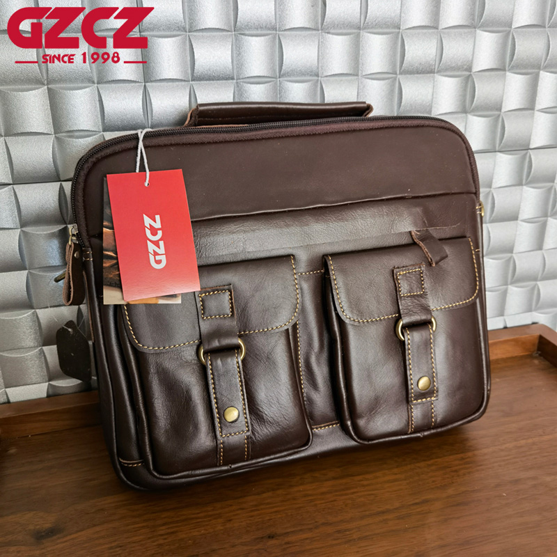Borsa da Uomo GZCZ, Borsa per  - Leather Briefcase recensione e prezzo