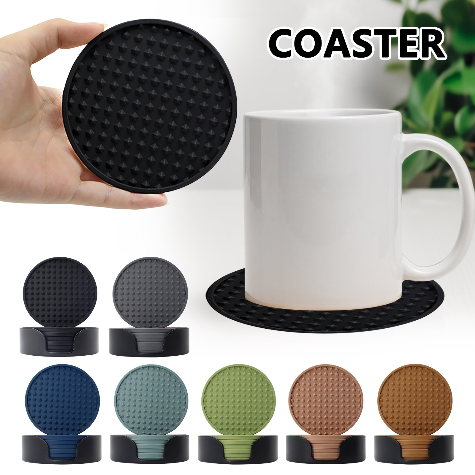 6 pezzi sottobicchiere in Sili - Marble Coaster Set recensione e prezzo