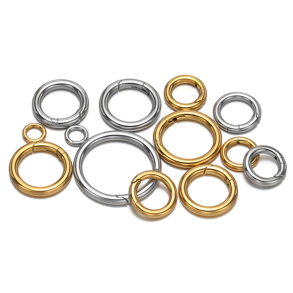 2 pz/lotto fermagli a molla ro - Gold Plated Jewelry recensione e prezzo