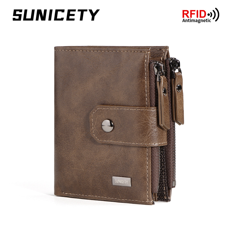 Portafoglio corto sottile da u - Leather Wallet Men recensione e prezzo